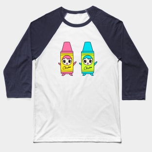 Chibi crayon Baseball T-Shirt